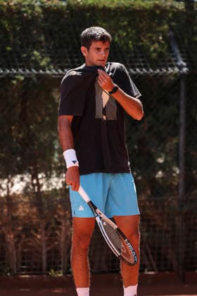 April 16, 2026, Barcelona, Barcelona, Spain: Rafael Jodar of Spain during training on Day 6 of the Barcelona Open Banc Sabadell - Conde Godo 2026 Day 6 at Real Club de Tenis Barcelona on April 16, 2026 in Barcelona, Spain. Barcelona Spain - ZUMAa181 20260416_zaa_a181_034 Copyright: xJavierxBorregox