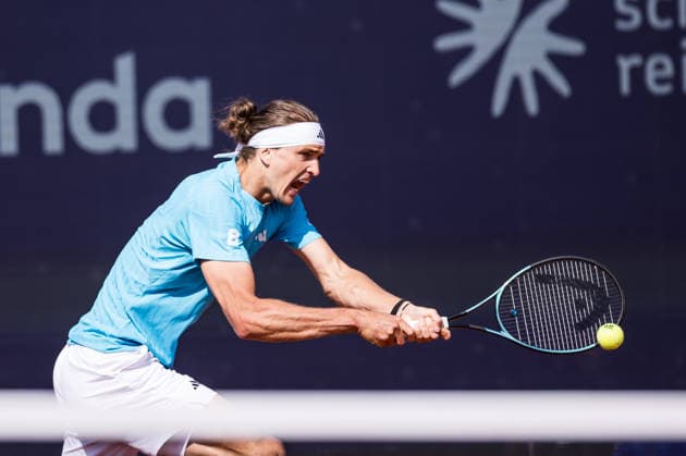 MUNICH, GERMANY - APRIL 16: Alexander Zverev (GER) during the BMW Open by Bitpanda Singles match between Alexander Zverev (GER) vs Gabriel Diallo (CAN) at MTTC Iphitos on April 16, 2026 in Munich, Germany. Bavaria Germany Copyright: xSteffiexWunderlx
