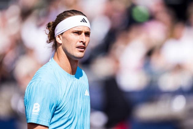 MUNICH, GERMANY - APRIL 16: Alexander Zverev (GER) during the BMW Open by Bitpanda Singles match between Alexander Zverev (GER) vs Gabriel Diallo (CAN) at MTTC Iphitos on April 16, 2026 in Munich, Germany. Bavaria Germany Copyright: xSteffiexWunderlx