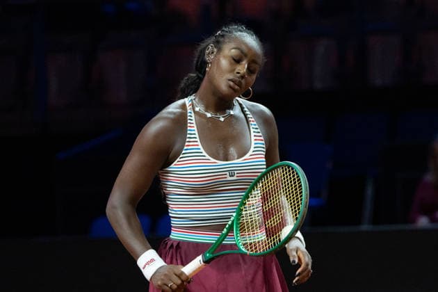 Alycia Parks (USA) im Bild, enttäuscht, Enttäuschung, GER, Alycia Parks vs. Mirra Andreeva, Tennis, ATP, Tennis Herren Turnier, WTA, Tennis Damen 500, Porsche Tennis Grand-Prix, 15.04.2026, GER, Alycia Parks vs. Mirra Andreeva, Tennis, ATP-Turnier, WTA 500, Porsche Tennis Grand-Prix, 15.04.2026, Stuttgart Copyright: xEibner-Pressefoto EdwardxCheungx EP_ECG