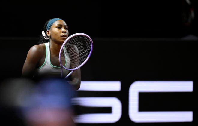 Coco Gauff (USA) Feature Tennis Damen Porsche-Cup Porsche Tennis Grand Prix GP Stuttgart 2026 Porsche Arena 11-19.04.2026 DFL REGULATIONS PROHIBIT ANY USE OF PHOTOGRAPHS AS IMAGE SEQUENCES AND OR QUASI-VIDEO Tennis Damen Porsche-Cup Porsche Tennis Grand Prix GP Stuttgart 2026