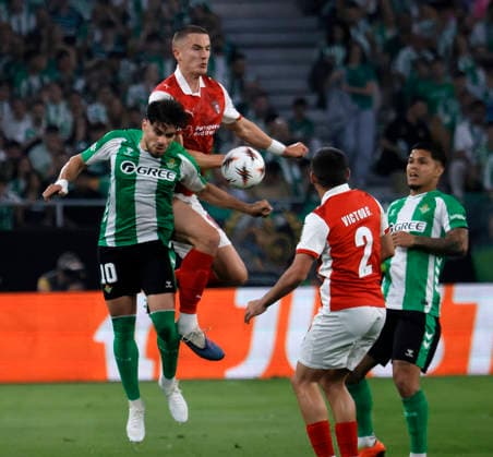 SEVILLA 16 04 2026 ESTADIO DE LA CARTUJA PARTIDO DE VUELTA DE CUARTOS DE FINAL DE UEFA EUROPA LEAGUE REAL BETIS-SPORTING BRAGA .archsev FOTO MANUEL GOMEZ ABDE Y GOMEZ Copyright: xMANUxGOMEZx