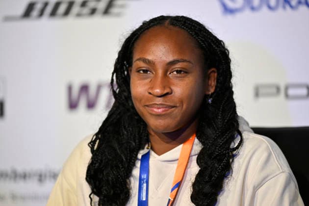 PK Pressekonferenz Coco Gauff (USA) Portrait Tennis Damen Porsche-Cup Porsche Tennis Grand Prix GP Stuttgart 2026 Porsche Arena 11-19.04.2026 DFL REGULATIONS PROHIBIT ANY USE OF PHOTOGRAPHS AS IMAGE SEQUENCES AND OR QUASI-VIDEO Tennis Damen Porsche-Cup Porsche Tennis Grand Prix GP Stuttgart 2026