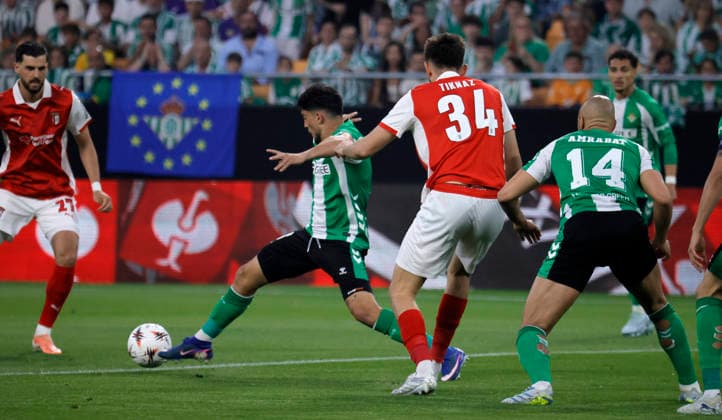 SEVILLA 16 04 2026 ESTADIO DE LA CARTUJA PARTIDO DE VUELTA DE CUARTOS DE FINAL DE UEFA EUROPA LEAGUE REAL BETIS-SPORTING BRAGA .archsev FOTO MANUEL GOMEZ ROCA Y TIKNAZ Copyright: xMANUxGOMEZx