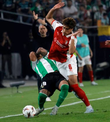 SEVILLA 16 04 2026 ESTADIO DE LA CARTUJA PARTIDO DE VUELTA DE CUARTOS DE FINAL DE UEFA EUROPA LEAGUE REAL BETIS-SPORTING BRAGA .archsev FOTO MANUEL GOMEZ SEVILLA 16 04 2026 ESTADIO DE LA CARTUJA PARTIDO DE VUELTA DE CUARTOS DE FINAL DE UEFA EUROPA LEAGUE REAL BETIS-SPORTING BRAGA .archsev FOTO MANUEL GOMEZ CUCHO HERNANDEZ Y VICTOR C Copyright: xMANUxGOMEZx
