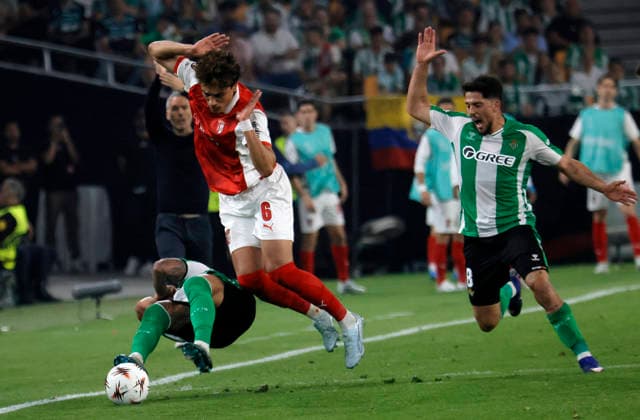 SEVILLA 16 04 2026 ESTADIO DE LA CARTUJA PARTIDO DE VUELTA DE CUARTOS DE FINAL DE UEFA EUROPA LEAGUE REAL BETIS-SPORTING BRAGA .archsev FOTO MANUEL GOMEZ SEVILLA 16 04 2026 ESTADIO DE LA CARTUJA PARTIDO DE VUELTA DE CUARTOS DE FINAL DE UEFA EUROPA LEAGUE REAL BETIS-SPORTING BRAGA .archsev FOTO MANUEL GOMEZ CUCHO HERNANDEZ Y VICTOR C Copyright: xMANUxGOMEZx