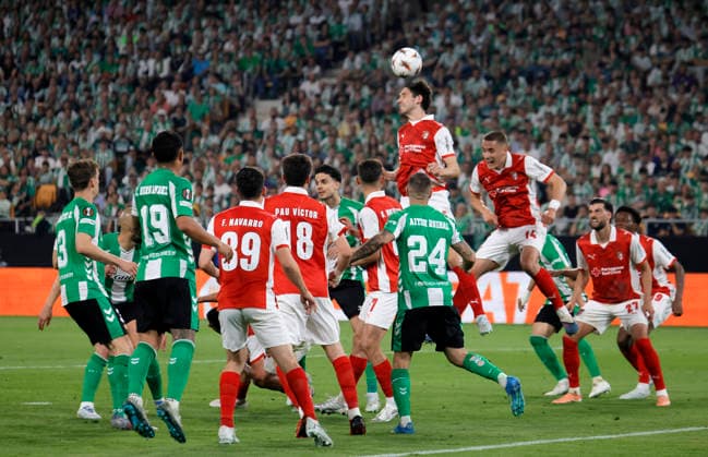 SEVILLA 16 04 2026 ESTADIO DE LA CARTUJA PARTIDO DE VUELTA DE CUARTOS DE FINAL DE UEFA EUROPA LEAGUE REAL BETIS-SPORTING BRAGA .archsev FOTO MANUEL GOMEZ Copyright: xMANUxGOMEZx