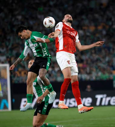 SEVILLA 16 04 2026 ESTADIO DE LA CARTUJA PARTIDO DE VUELTA DE CUARTOS DE FINAL DE UEFA EUROPA LEAGUE REAL BETIS-SPORTING BRAGA .archsev FOTO MANUEL GOMEZ SEVILLA 16 04 2026 ESTADIO DE LA CARTUJA PARTIDO DE VUELTA DE CUARTOS DE FINAL DE UEFA EUROPA LEAGUE REAL BETIS-SPORTING BRAGA .archsev FOTO MANUEL GOMEZ ANTONY Y HORTA Copyright: xMANUxGOMEZx