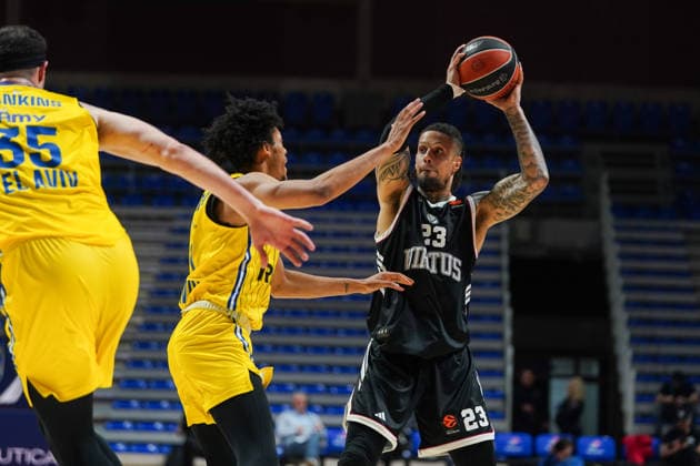 April 16, 2026, Belgrade, Central Serbia, Serbia: 2026416, Belgrade, Serbia - Maccabi Rapyd Tel Aviv and Virtus Bologna play a EuroLeague basketball game at the Aleksandar Nikolic Hall. DANIEL HACKETT in action. Basketball 2026: EuroLeague: Maccabi Rapyd Tel Aviv 85:89 Virtus Bologna  - ZUMAd223 20260416_zip_d223_023 Copyright: xMarkoxDimicx