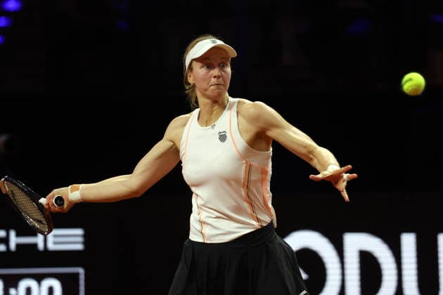 16.04.26 Porsche Tennis Grand Prix Stuttgart Deutschland, Stuttgart, 16.04.2026, Tennis, Porsche Tennis Grand Prix Stuttgart: Liudmila Samsonova.