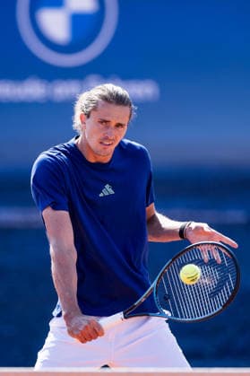 MUNICH, GERMANY - APRIL 17: Alexander Zverev (GER) training during the BMW Open by Bitpanda at MTTC Iphitos on April 17, 2026 in Munich, Germany. Bavaria Germany Copyright: xSteffiexWunderlx