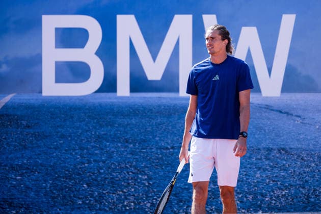 MUNICH, GERMANY - APRIL 17: Alexander Zverev (GER) training during the BMW Open by Bitpanda at MTTC Iphitos on April 17, 2026 in Munich, Germany. Bavaria Germany Copyright: xSteffiexWunderlx