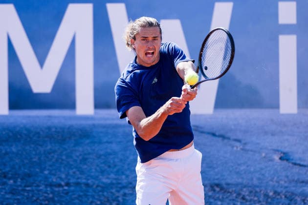 MUNICH, GERMANY - APRIL 17: Alexander Zverev (GER) training during the BMW Open by Bitpanda at MTTC Iphitos on April 17, 2026 in Munich, Germany. Bavaria Germany Copyright: xSteffiexWunderlx