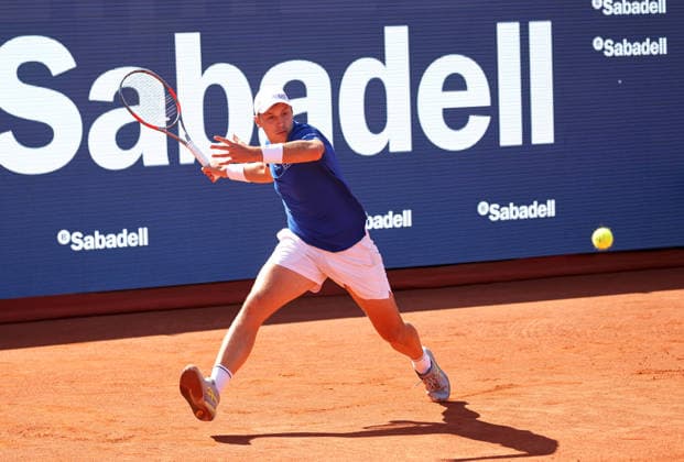 Barcelona Open Banc Sabadell 2026 Hamad Medjedovic competes against Nuno Borges during the quarter-finals (Day Seven) of the Barcelona Open Banc Sabadell 73rd Conde de Godo Trophy at Real Club de Tenis Barcelona 1899 in Barcelona, Spain, on April 17, 2026. Barcelona Spain  Copyright: xUrbanandsportx originalFilename:urbanandsport-medjedov260417_npudJ.jpg