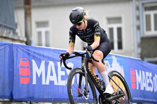 Brabantse Pijl - Fleche Brabanconne Women 2026 Cycling Race OVERIJSE, BELGIUM - APRIL 17 : Knaven Britt (BEL) of Citymesh - Customm Pro Cycling Team during the 11th edition of De Brabantse Pijl - La Fleche Brabanconne Women an UCI ProSeries 1.Pro one day cycling road race for Women Elite of 125 km with start in Lennik and finish in Overijse on April 17, 2026 in Overijse, Belgium, 17 04 2026 ( Motordriver Guy De Vuyst - Overijse Belgium  Copyright: xTomasxSiskx