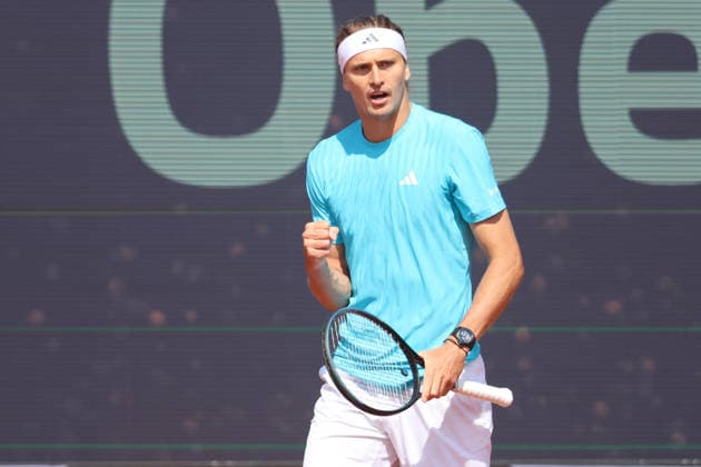 Alexander Zverev (GER) Jubel, jubelt Tennis BMW Open by Bitpanda 2026 ATP, Tennis Herren 500 München 17.04.2026 FOTO: Mladen Lackovic LakoPress