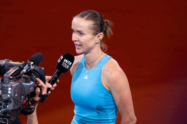 Elina Svitolina (UKR), Interview, GER, Linda Noskova vs. Elina Svitolina, Tennis, ATP, Tennis Herren Turnier, WTA, Tennis Damen 500, Porsche Tennis Grand-Prix, Viertelfinale, 15.04.2026, GER, Linda Noskova vs. Elina Svitolina, Tennis, ATP-Turnier, WTA 500, Porsche Tennis Grand-Prix, Viertelfinale, 15.04.2026, Stuttgart Copyright: xEibner-Pressefoto EdwardxCheungx EP_ECG
