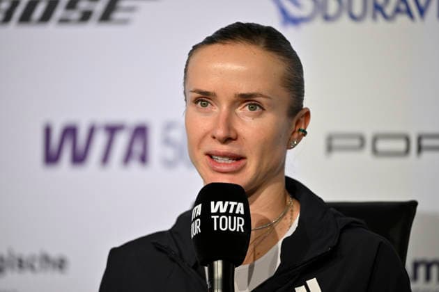PK Pressekonferenz Elina Svitolina Switolina (UKR) Portrait Tennis Damen Porsche-Cup Porsche Tennis Grand Prix GP Stuttgart 2026 Porsche Arena 11-19.04.2026 DFL REGULATIONS PROHIBIT ANY USE OF PHOTOGRAPHS AS IMAGE SEQUENCES AND OR QUASI-VIDEO Tennis Damen Porsche-Cup Porsche Tennis Grand Prix GP Stuttgart 2026