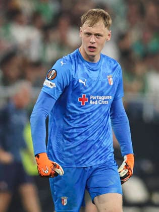 ESP: Real Betis-SC Braga. UEFA Europa League. Quarter-Finals, second Leg. Lukas Hornicek of SC Braga during the UEFA Europa League match, Quarter-Finals, second leg between Real Betis and SC Braga. Olimpico de la Cartuja Stadium on April 17, 2026 in Sevilla, Spain. kpng Copyright: xAntonioxPozox xPRESSINPHOTOx AP_260417_BET_BRA_2526_138