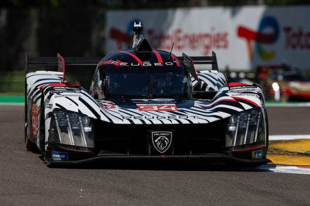 World Endurance Championship WEC - 6 Hours of Imola Loic Duval, Theo Pourchaire, and Malthe Jakobsen drive the 94 Peugeot 9X8 for Peugeot TotalEnergies during the FIA World Endurance Championship 6 Hours of Imola at Autodromo Enzo e Dino Ferrari in Imola, Italy, on April 17, 2026. Imola Italy  Copyright: xDanielexPaglinox originalFilename:paglino-fiaworld260417_npGrt.jpg