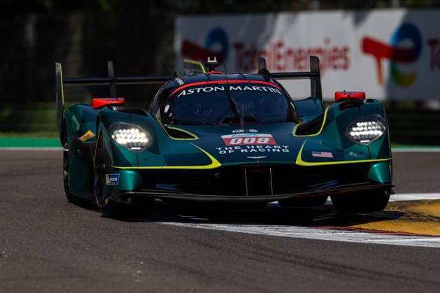 World Endurance Championship WEC - 6 Hours of Imola Alex Riberas from Spain, Marco Sorensen from Denmark, and Roman De Angelis from Canada drive the 009 Aston Martin Valkyrie for Aston Martin THOR Team during the FIA World Endurance Championship 6 Hours of Imola at Autodromo Enzo e Dino Ferrari on April 17, 2026, in Imola, Italy. Imola Italy  Copyright: xDanielexPaglinox originalFilename:paglino-fiaworld260417_npQiS.jpg