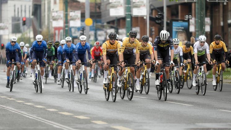 Tour of Bosnia and Herzegovina Cycling Race Begins in Sarajevo Cyclists ride during the international cycling race Tour of Bosnia and Herzegovina in Sarajevo, Bosnia and Herzegovina on April 17, 2026.  ArminxDurgut PIXSELL