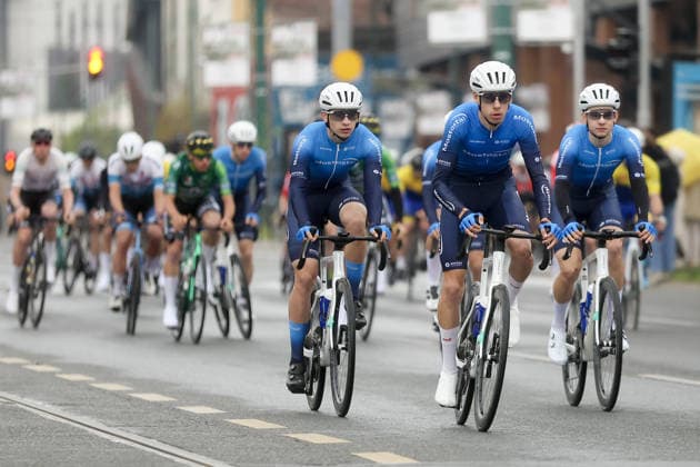 Tour of Bosnia and Herzegovina Cycling Race Begins in Sarajevo Cyclists ride during the international cycling race Tour of Bosnia and Herzegovina in Sarajevo, Bosnia and Herzegovina on April 17, 2026.  ArminxDurgut PIXSELL