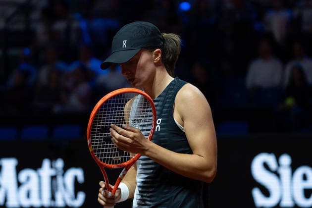 , GER, Mirra Andreeva vs. Iga Swiatek, Tennis, ATP, Tennis Herren Turnier, WTA, Tennis Damen 500, Porsche Tennis Grand-Prix, Viertelfinale, 15.04.2026, GER, Mirra Andreeva vs. Iga Swiatek, Tennis, ATP-Turnier, WTA 500, Porsche Tennis Grand-Prix, Viertelfinale, 15.04.2026, Stuttgart Copyright: xEibner-Pressefoto EdwardxCheungx EP_ECG