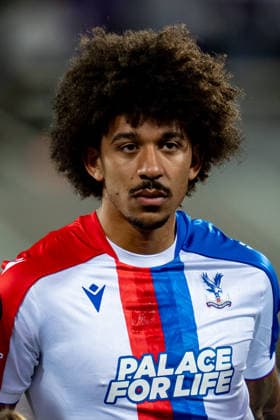 ACF Fiorentina v Crystal Palace FC - UEFA Conference League 2025 26 Quarter-Final Second Leg Chris Richards of Crystal Palace FC during the UEFA Conference League 2025 26 Quarter-Final Second Leg match between ACF Fiorentina and Crystal Palace FC at Stadio Artemio Franchi on April 16, 2026 in Florence, Italy Florence Stadio Artemio Franchi Tuscany Italy Copyright: xGiuseppexMaffiax 260416_UECL_Fiorentina-CrystalPalace_GM_04633