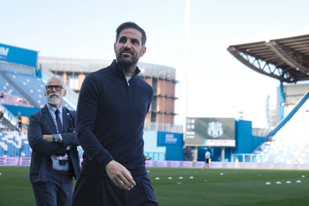 Cesc Fabregas head coach of Como 1907 during the match of 2025-2026 Serie A football between US Sassuolo Calcio vs Como 1907 at the Mapei Stadium-Citta del Tricolore on 17 April 2026 in Reggio Emilia, RE .  Copyright: xEmanuelexPennacchio IPAxSportx xipa-agency.netx xx IPA_74025673 IPA_Agency_IPA74025673