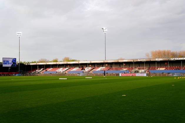 Keuken Kampioen Divisie: Almere City FC v FC Dordrecht Almere - before the 2025 2026 Keuken Kampioen Divisie season. The match is set between Almere City FC and FC Dordrecht at Yanmar Stadion on 17 April 2026 in Almere, The Netherlands. (VK Sportphoto Nick Koole) Copyright: xNickxKoolex