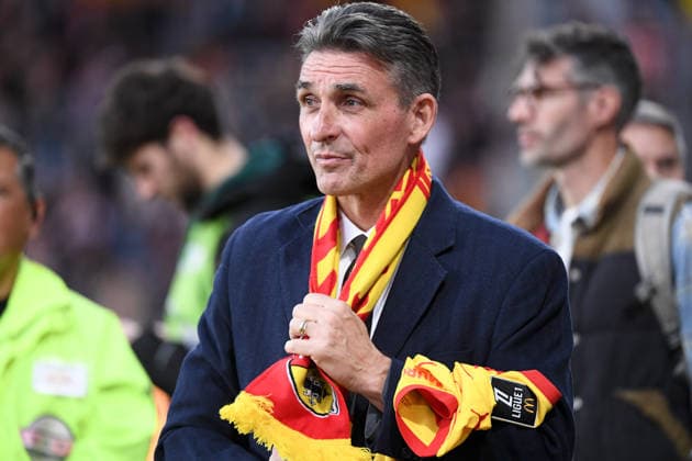 RC Lens v Toulouse FC - Ligue 1 McDonald s 2025 2026 Guillaume WARMUZ during the Ligue 1 McDonald s match between Lens and Toulouse at Stade Bollaert-Delelis on April 17, 2026 in Lens, France. Lens France  Copyright: xFEPx 776485087