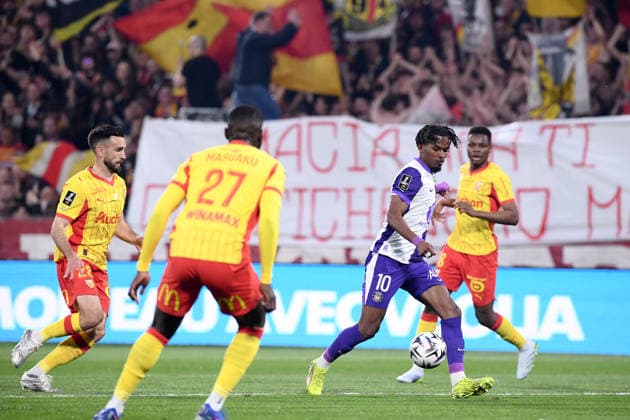 RC Lens v Toulouse FC - Ligue 1 McDonald s 2025 2026 10 Yann GBOHO (tfc) during the Ligue 1 McDonald s match between Lens and Toulouse at Stade Bollaert-Delelis on April 17, 2026 in Lens, France. Lens France  Copyright: xFEPx 776485087