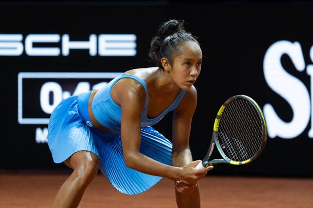 Leylah Fernandez (CAN) im Bild, GER, Elena Rybakina vs. Leylah Fernandez, Tennis, ATP, Tennis Herren Turnier, WTA, Tennis Damen 500, Porsche Tennis Grand-Prix, Viertelfinale, 15.04.2026, GER, Elena Rybakina vs. Leylah Fernandez, Tennis, ATP-Turnier, WTA 500, Porsche Tennis Grand-Prix, Viertelfinale, 15.04.2026, Stuttgart Copyright: xEibner-Pressefoto EdwardxCheungx EP_ECG