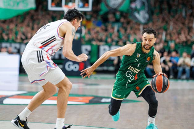 Eurolygos rungtynese Kaune susitiko Kauno Žalgiris ir Paryžiaus Paris . 2026-04-17, Kaunas Kaunas Lietuva Copyright: xErikasxOvcarenkox