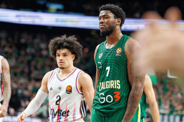 Eurolygos rungtynese Kaune susitiko Kauno Žalgiris ir Paryžiaus Paris . 2026-04-17, Kaunas Kaunas Lietuva Copyright: xErikasxOvcarenkox