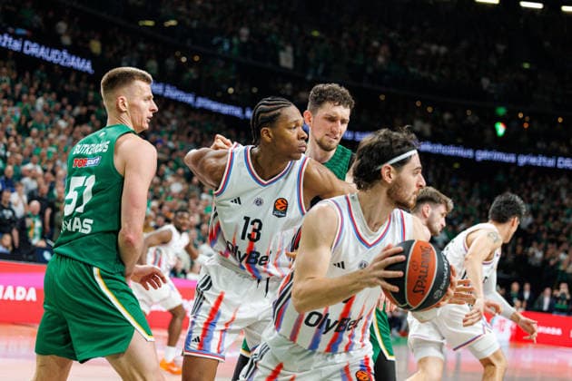 Eurolygos rungtynese Kaune susitiko Kauno Žalgiris ir Paryžiaus Paris . 2026-04-17, Kaunas Kaunas Lietuva Copyright: xErikasxOvcarenkox