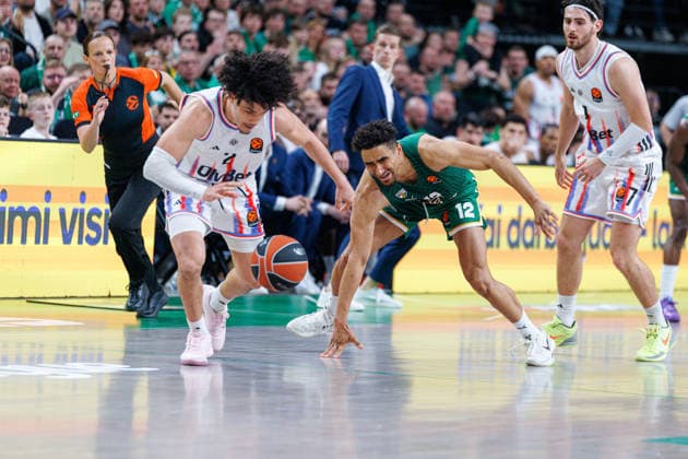 Eurolygos rungtynese Kaune susitiko Kauno Žalgiris ir Paryžiaus Paris . 2026-04-17, Kaunas Kaunas Lietuva Copyright: xErikasxOvcarenkox