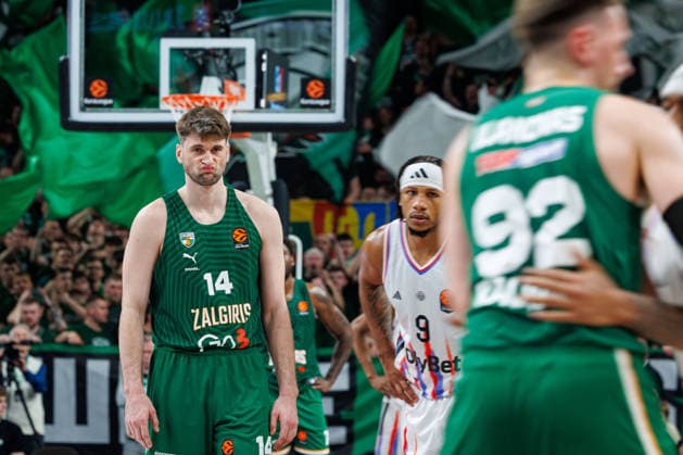 Eurolygos rungtynese Kaune susitiko Kauno Žalgiris ir Paryžiaus Paris . 2026-04-17, Kaunas Kaunas Lietuva Copyright: xErikasxOvcarenkox