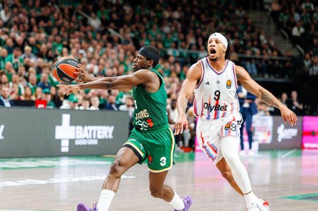 Eurolygos rungtynese Kaune susitiko Kauno Žalgiris ir Paryžiaus Paris . 2026-04-17, Kaunas Kaunas Lietuva Copyright: xErikasxOvcarenkox