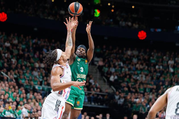 Eurolygos rungtynese Kaune susitiko Kauno Žalgiris ir Paryžiaus Paris . 2026-04-17, Kaunas Kaunas Lietuva Copyright: xErikasxOvcarenkox