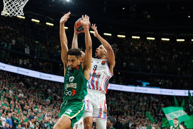 Eurolygos rungtynese Kaune susitiko Kauno Žalgiris ir Paryžiaus Paris . 2026-04-17, Kaunas Kaunas Lietuva Copyright: xErikasxOvcarenkox