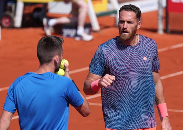 Theo Arribage, Albano Olivetti, Herren Doppel, Men s Doubles Tennis - BMW Open 2026 - ATP, Tennis Herren 500 - MTTC Iphitos - Muenchen - Bayern - Deutschland - 18 April 2026. Copyright: xJuergenxHasenkopfx