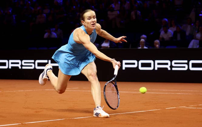 Sport Bilder des Tages 18.04.2026, Deutschland, Stuttgart, Tennis Porsche Tennis Grand Prix, Elina Svitolina (UKR) *** 18 04 2026, Germany, Stuttgart, Tennis Porsche Tennis Grand Prix, Elina Svitolina UKR
