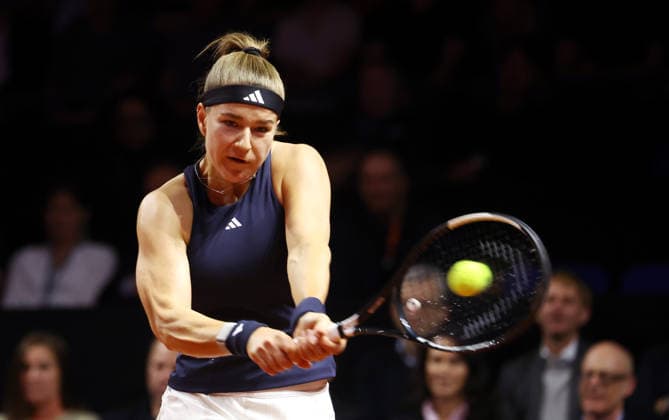 18.04.2026, Deutschland, Stuttgart, Tennis Porsche Tennis Grand Prix, Karolina Muchova (CZE)