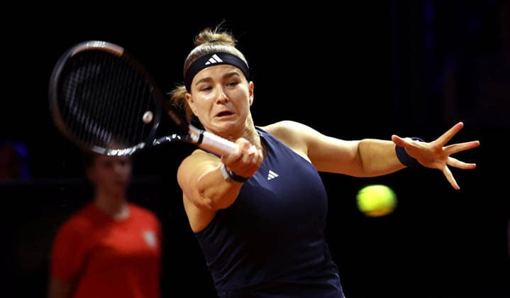 18.04.2026, Deutschland, Stuttgart, Tennis Porsche Tennis Grand Prix, Karolina Muchova (CZE)