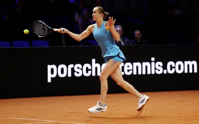 18.04.2026, Deutschland, Stuttgart, Tennis Porsche Tennis Grand Prix, Elina Svitolina (UKR)
