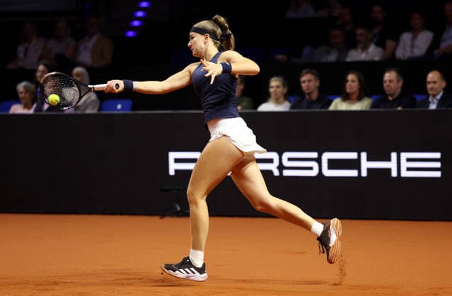 18.04.2026, Deutschland, Stuttgart, Tennis Porsche Tennis Grand Prix, Karolina Muchova (CZE)