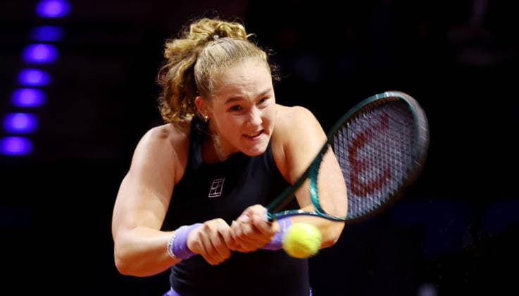 18.04.2026, Deutschland, Stuttgart, Tennis Porsche Tennis Grand Prix, Mirra Andreeva