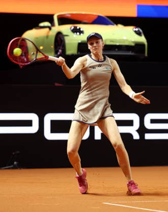 18.04.2026, Deutschland, Stuttgart, Tennis Porsche Tennis Grand Prix, Elena Rybakina (KAZ)